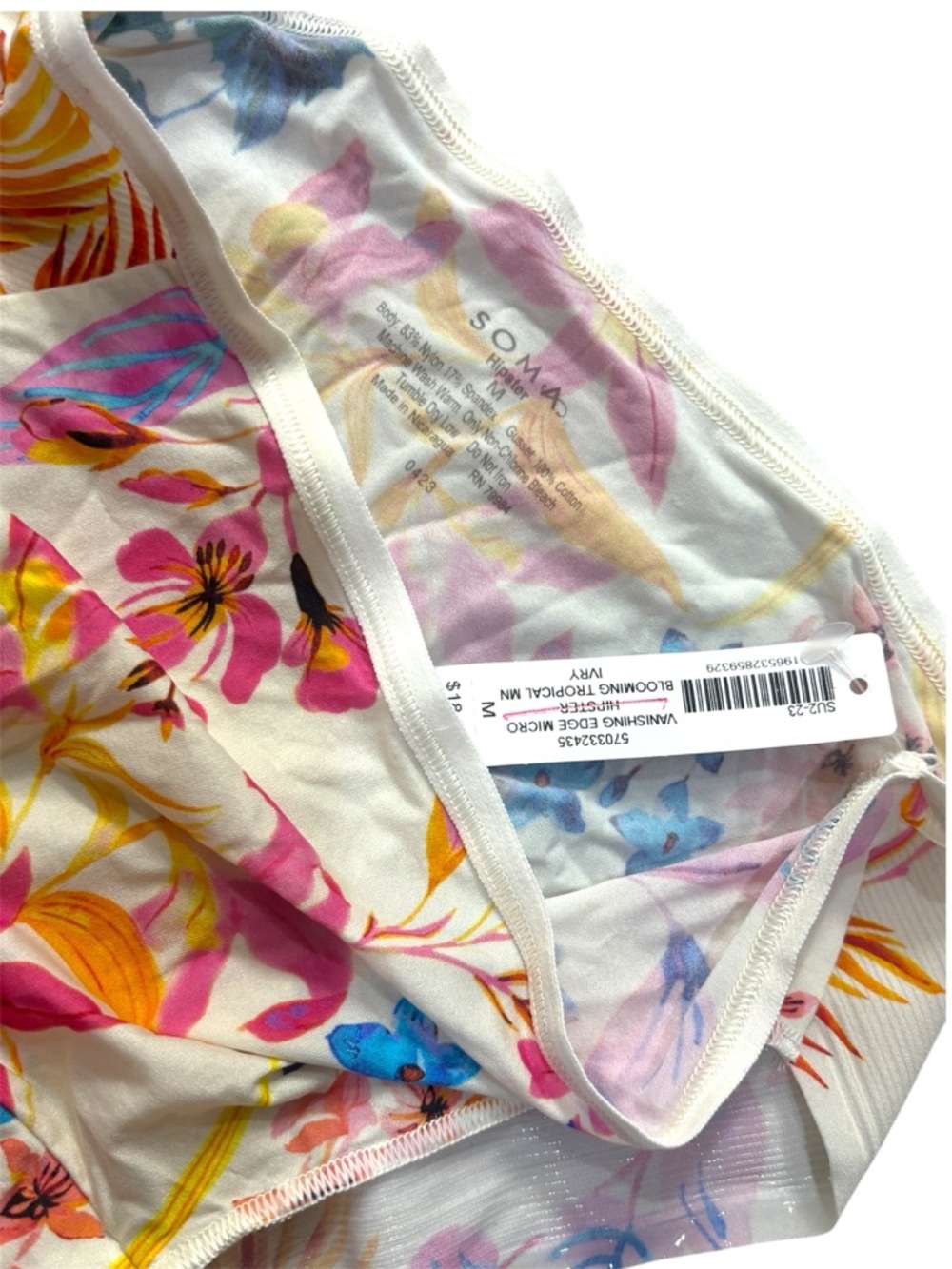 Soma Vanishing Edge Hipster Briefs size medium Brand New - Picture 3 of 3